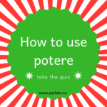 how to use potere