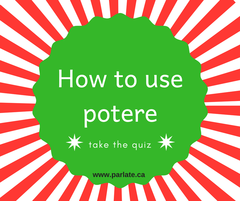 how to use potere