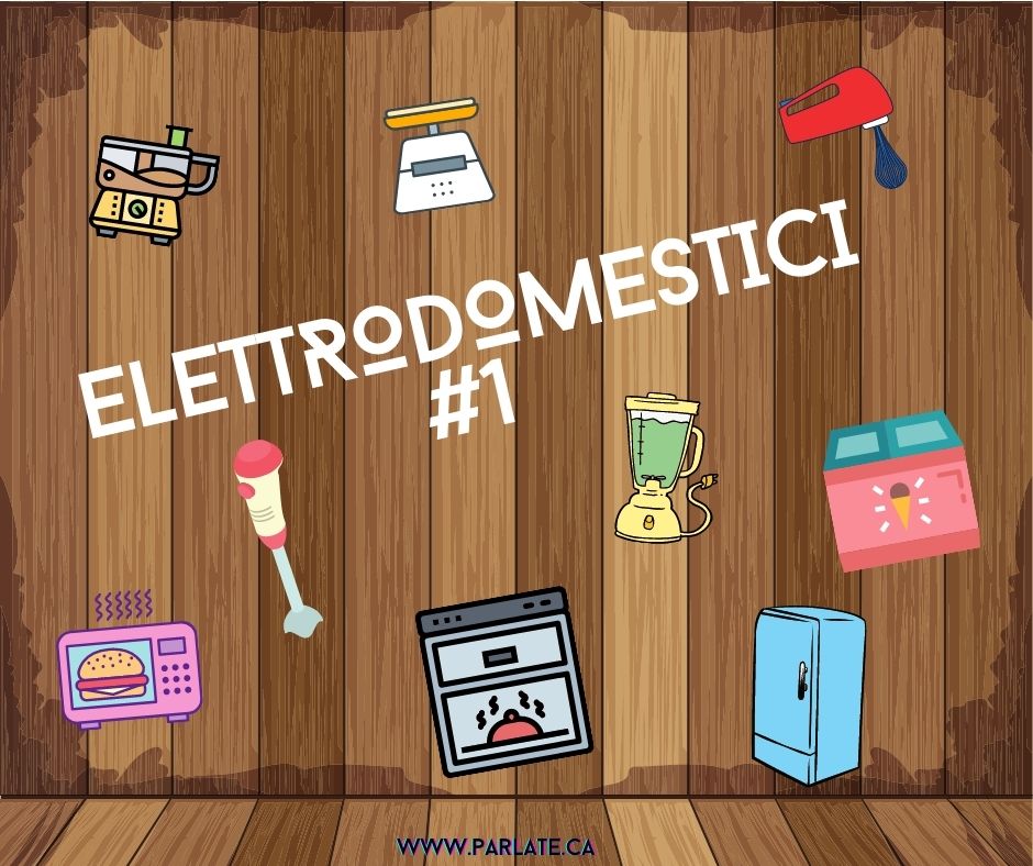 Household appliances in Italian, part 1