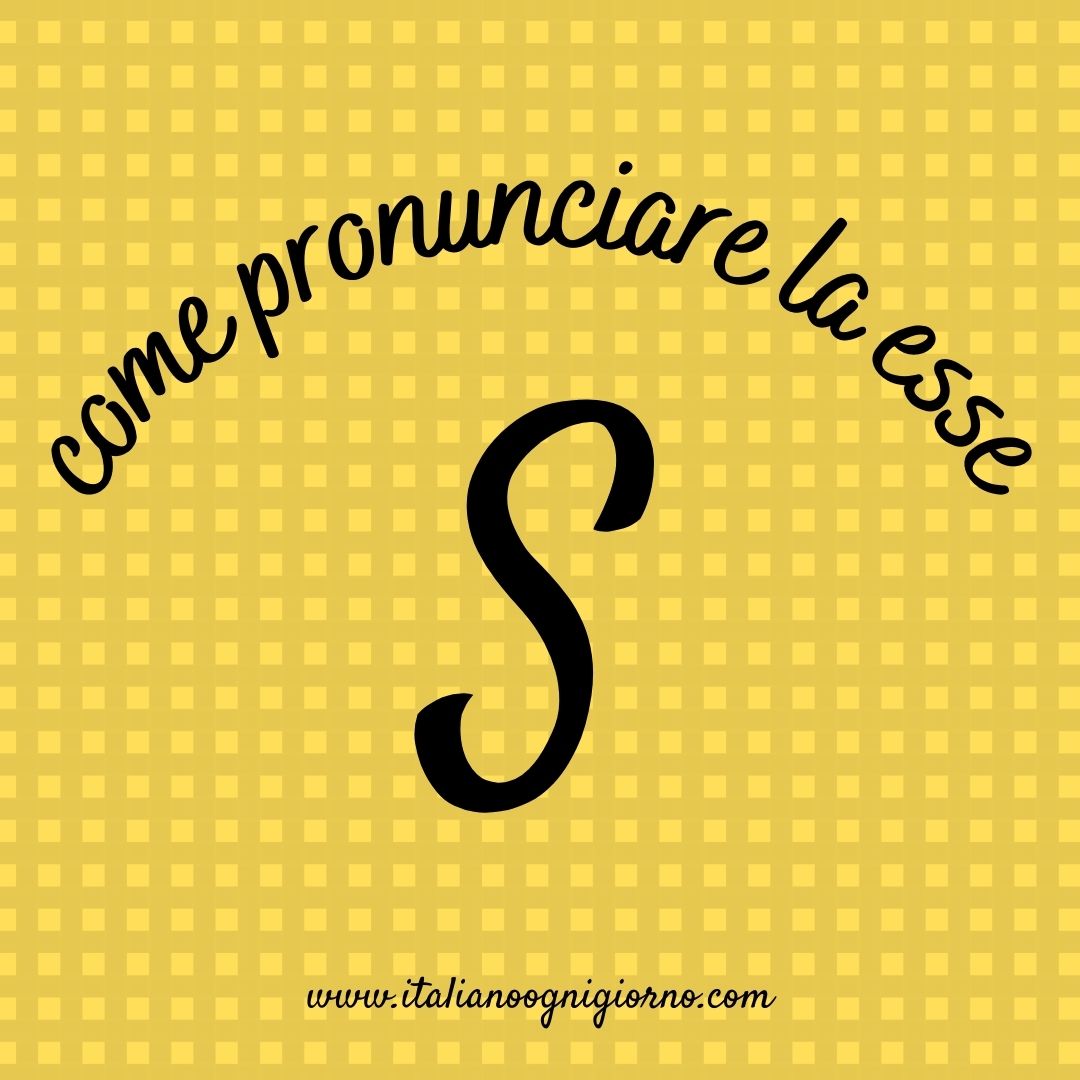 3 ways to pronounce the s in Italian